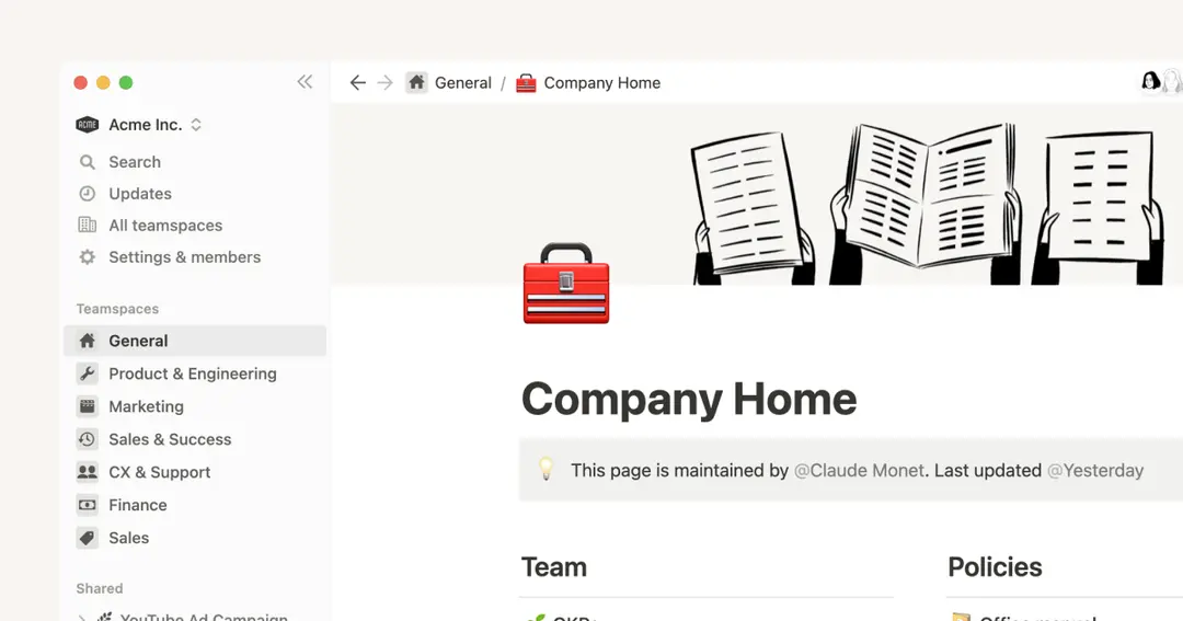 Create, join, & leave teamspaces