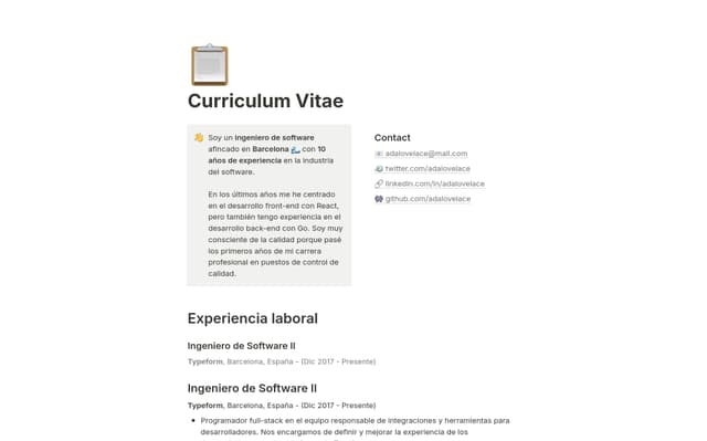 Currículum